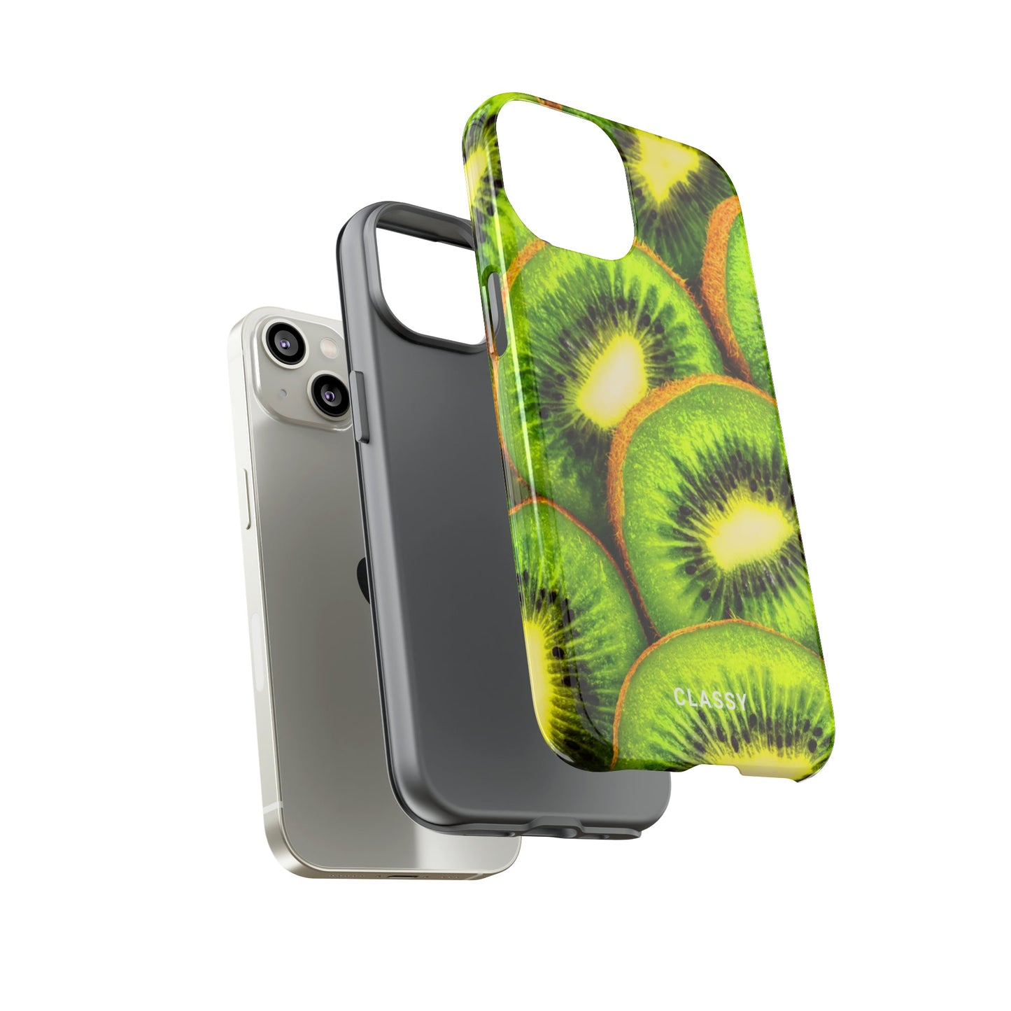 Kiwis Tough Case - Classy Cases - Phone Case - iPhone 15 - Glossy -