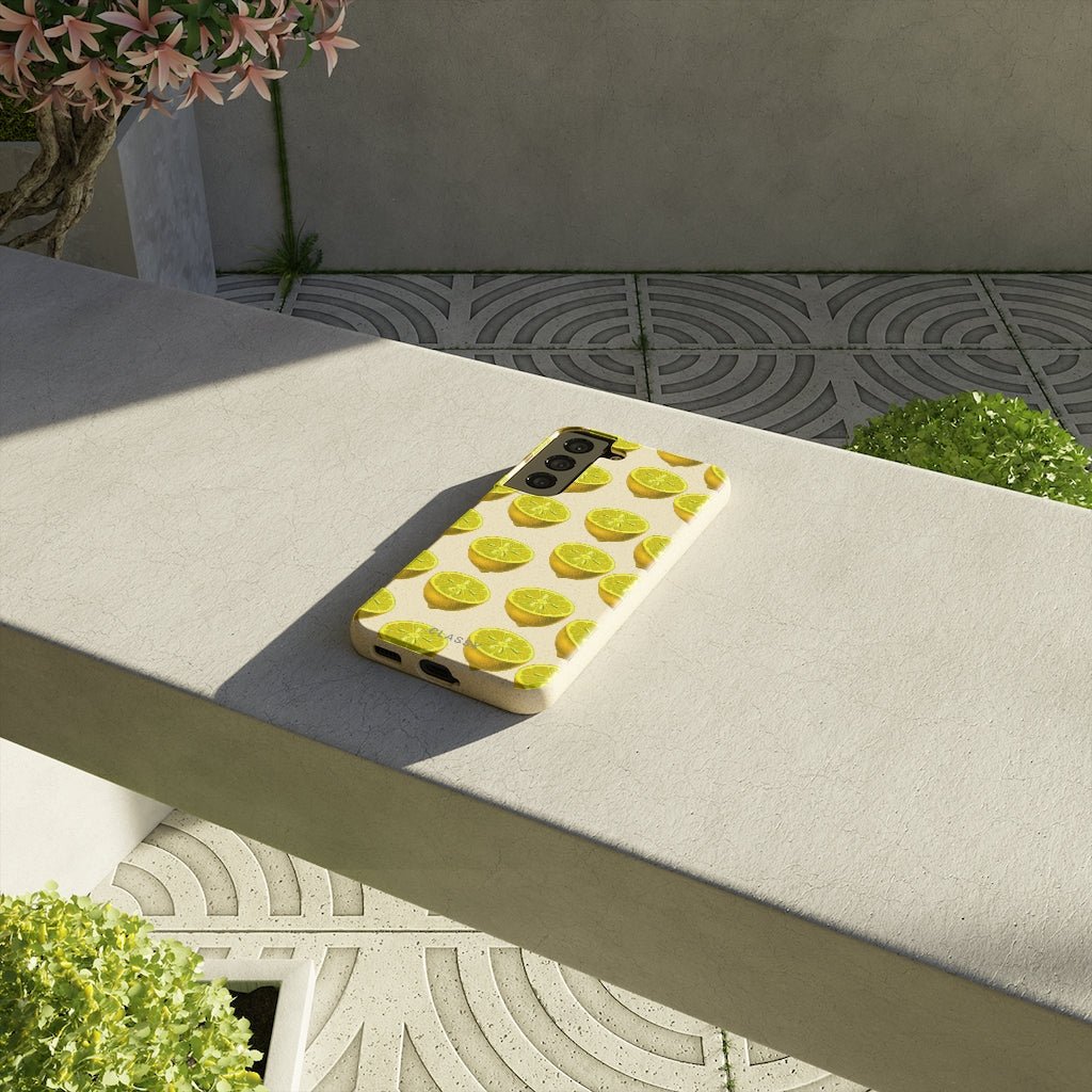 Lemon Biodegradable Case - Classy Cases - Phone Case - Samsung Galaxy S22 with gift packaging - -