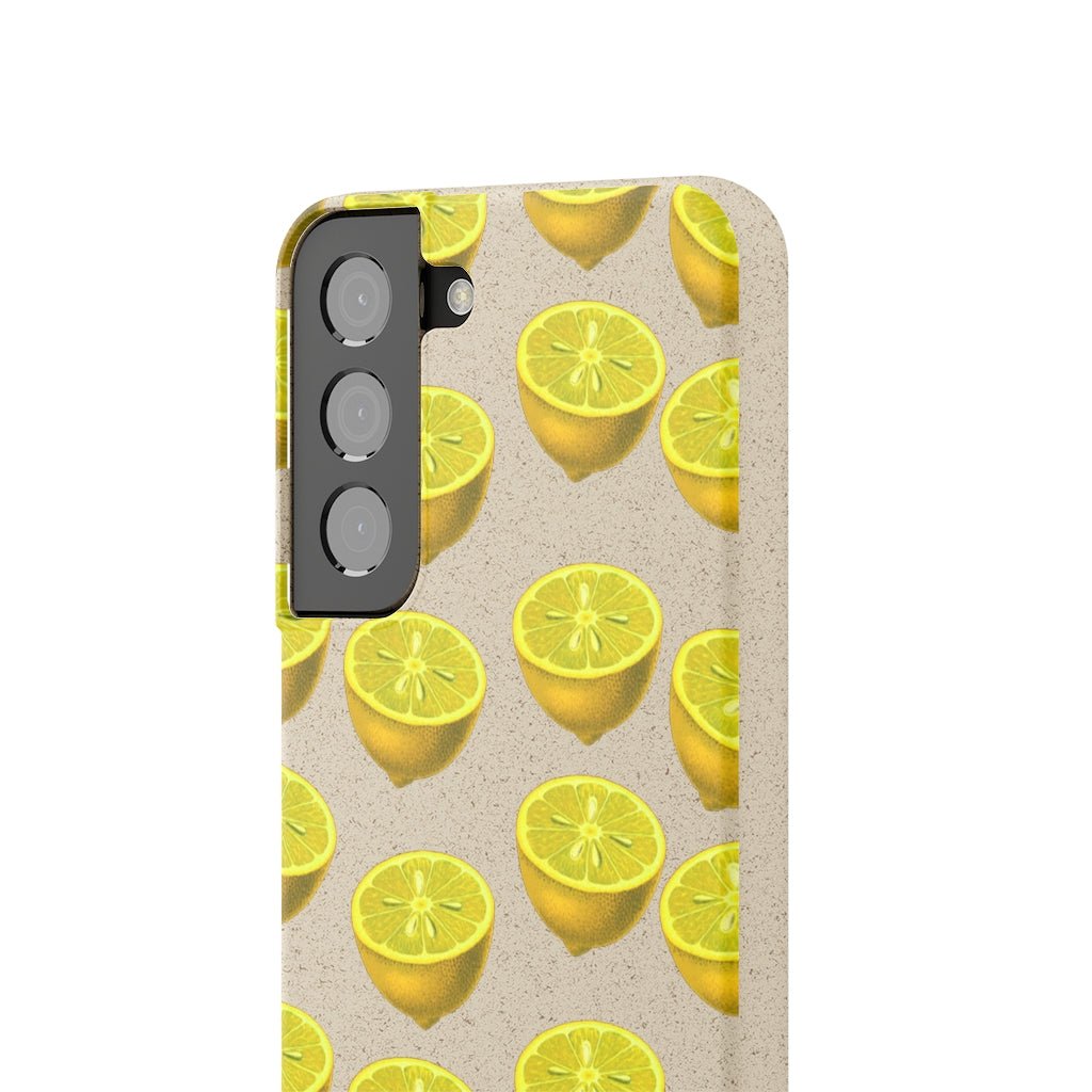 Lemon Biodegradable Case - Classy Cases - Phone Case - Samsung Galaxy S22 with gift packaging - -