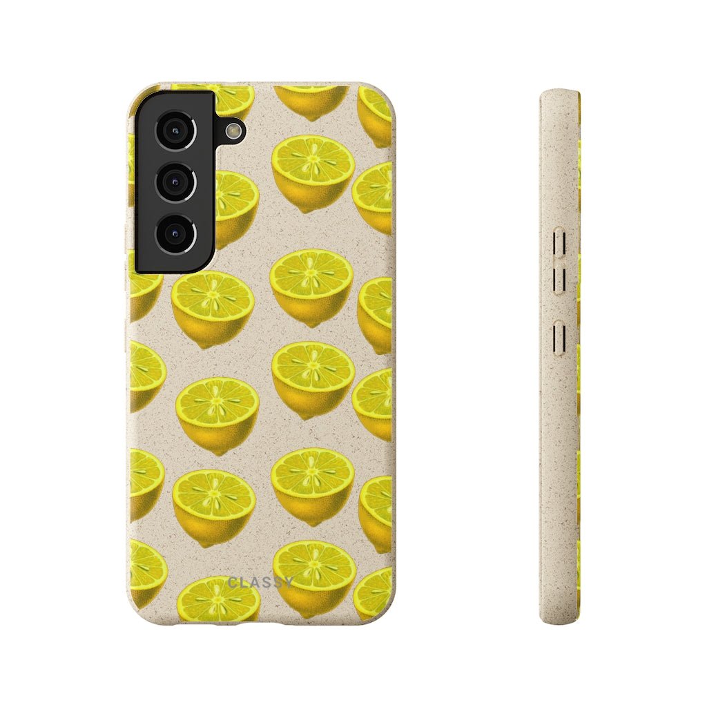 Lemon Biodegradable Case - Classy Cases - Phone Case - Samsung Galaxy S22 with gift packaging - -