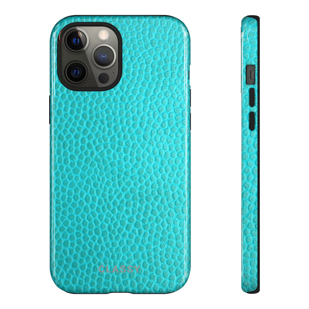 Cian Blue Pattern Tough Case - Classy Cases - Phone Case - iPhone 12 Pro Max - Glossy -