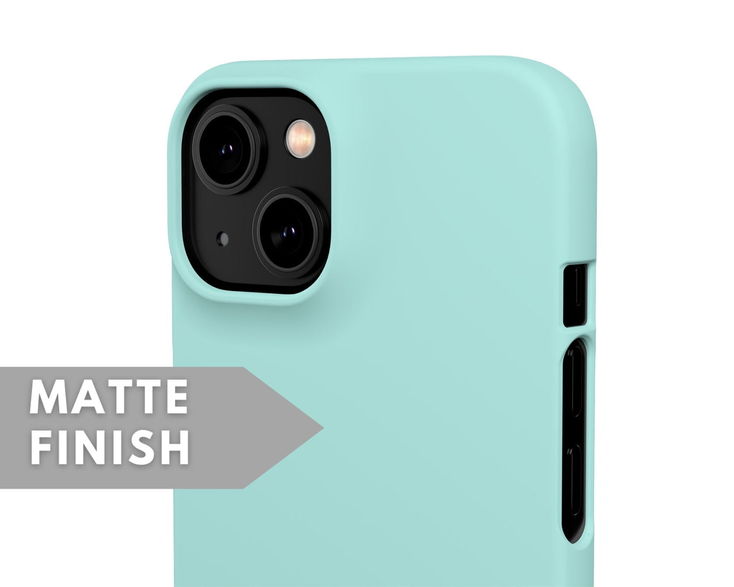 Light Blue Snap Case - Classy Cases - Phone Case - iPhone 14 - Glossy -