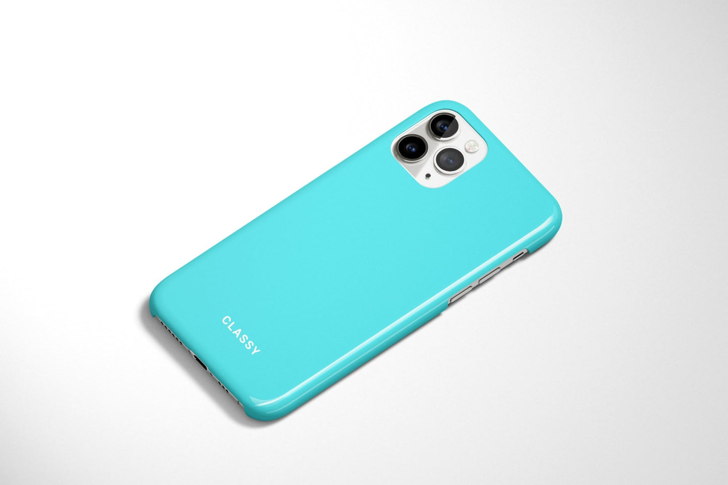 Light Blue Snap Case - Classy Cases - Phone Case - iPhone 14 - Glossy -