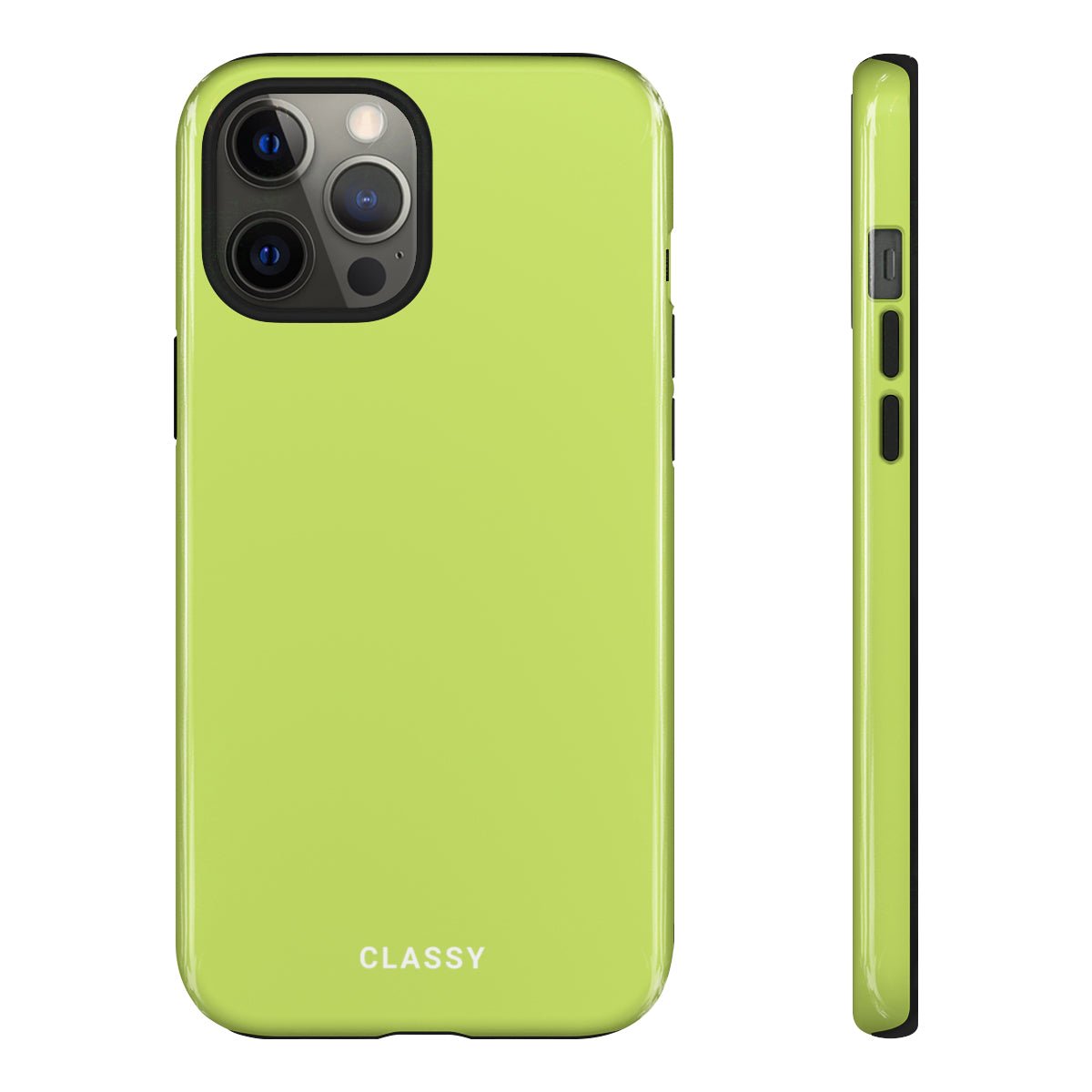Light Green Tough Case - Classy Cases - Phone Case - iPhone 14 - Glossy -