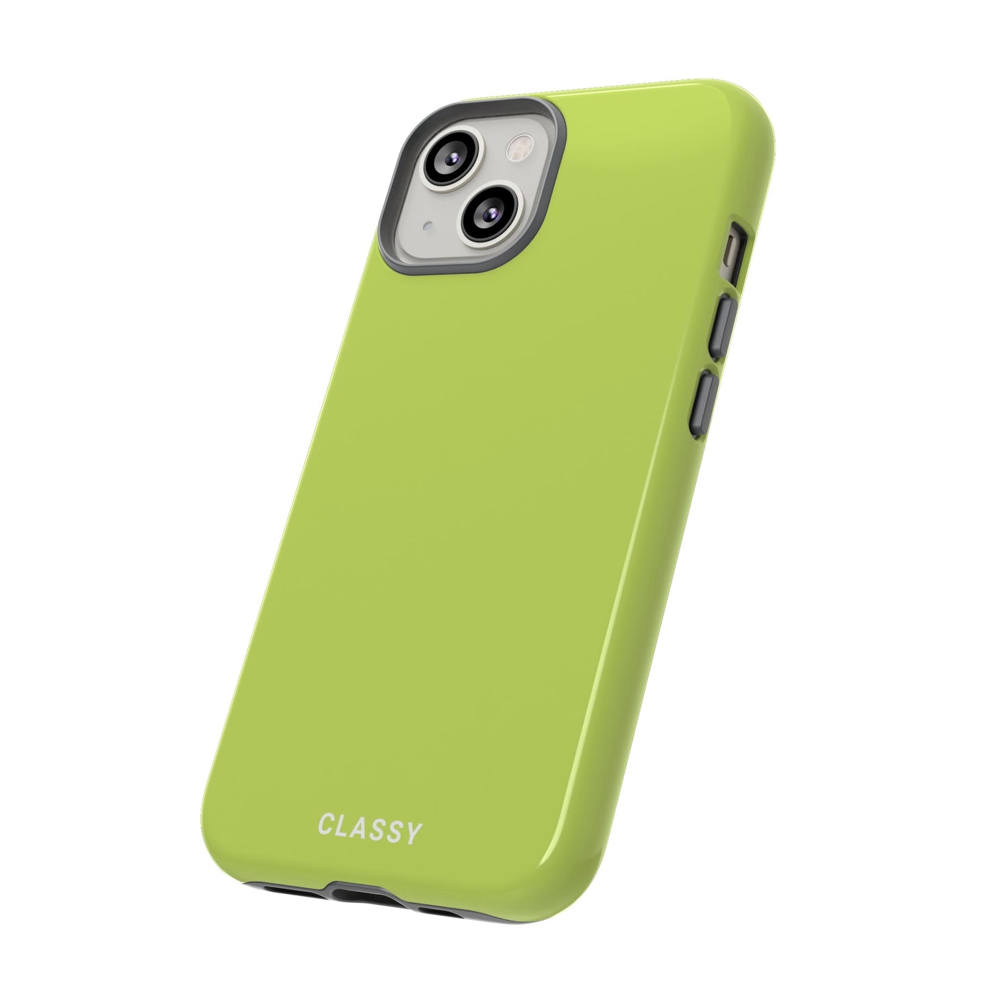 Light Green Tough Case - Classy Cases - Phone Case - iPhone 14 - Glossy -
