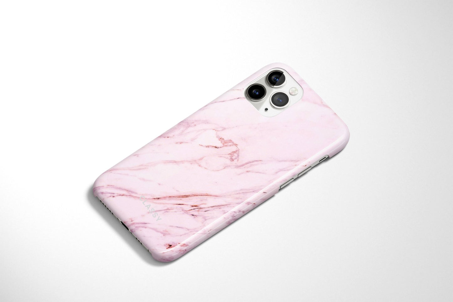 Light Pink Marble Snap Case - Classy Cases