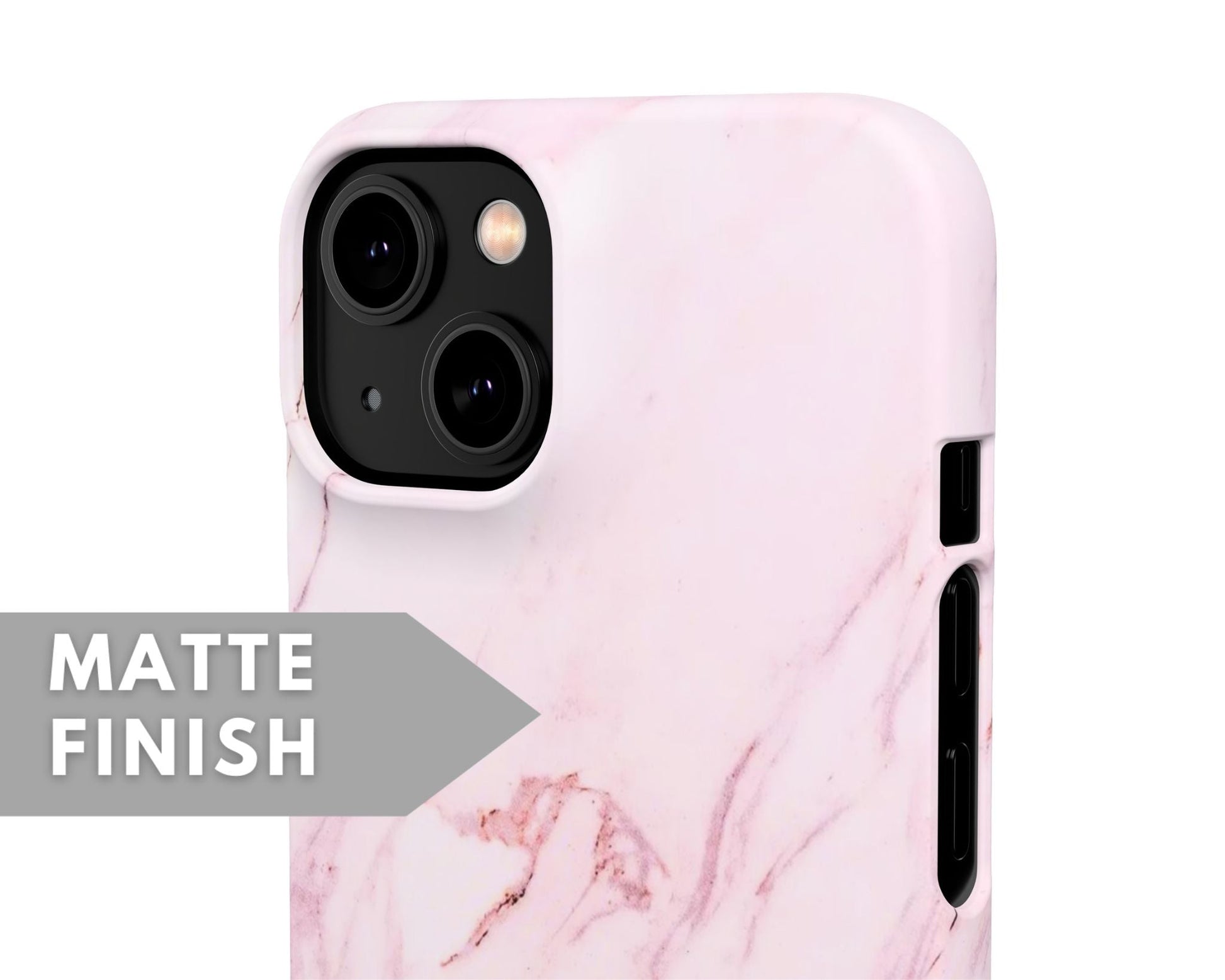 Light Pink Marble Snap Case - Classy Cases