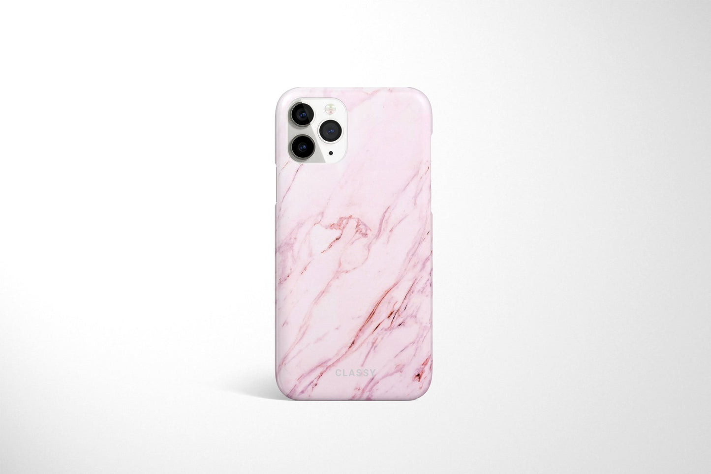 Light Pink Marble Snap Case - Classy Cases - Phone Case - iPhone 14 - Glossy -