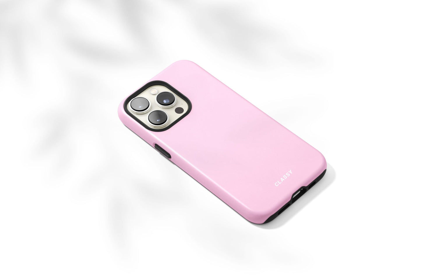 Light Pink Tough Case - Classy Cases - Phone Case - iPhone 14 - Glossy -