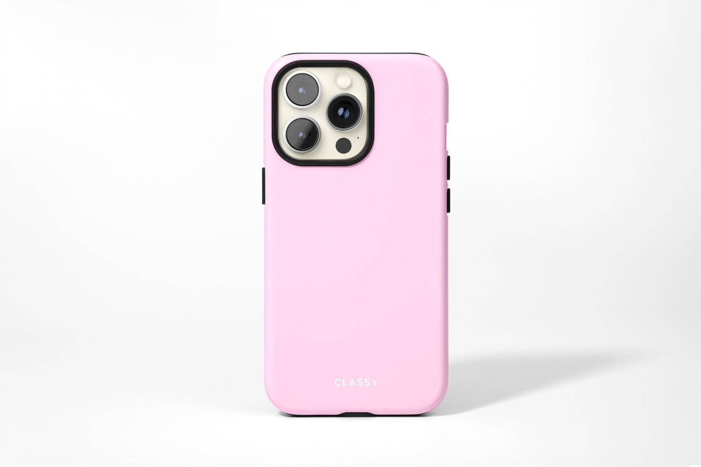 Light Pink Tough Case - Classy Cases - Phone Case - iPhone 14 - Glossy -