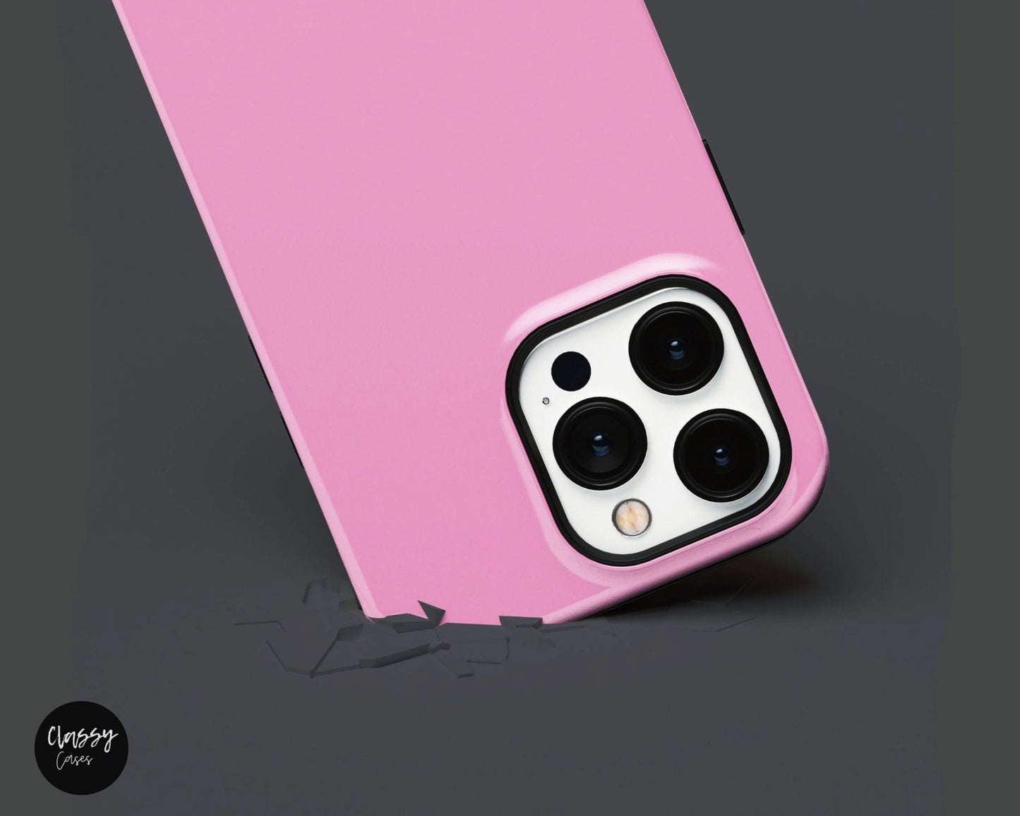Light Pink Tough Case - Classy Cases - Phone Case - iPhone 14 - Glossy -