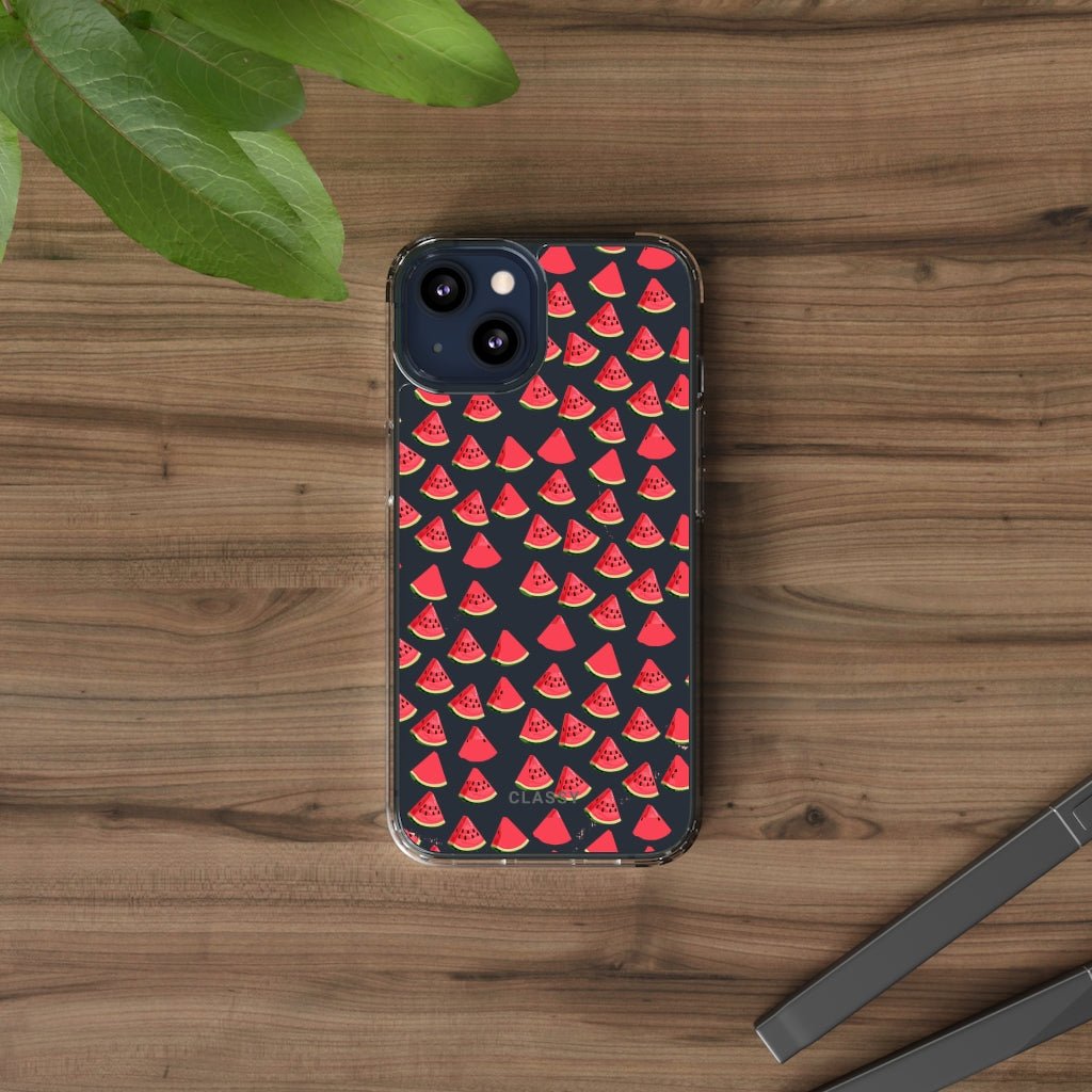 Little Watermelons Clear Case - Classy Cases - Phone Case - iPhone 13 - With gift packaging -