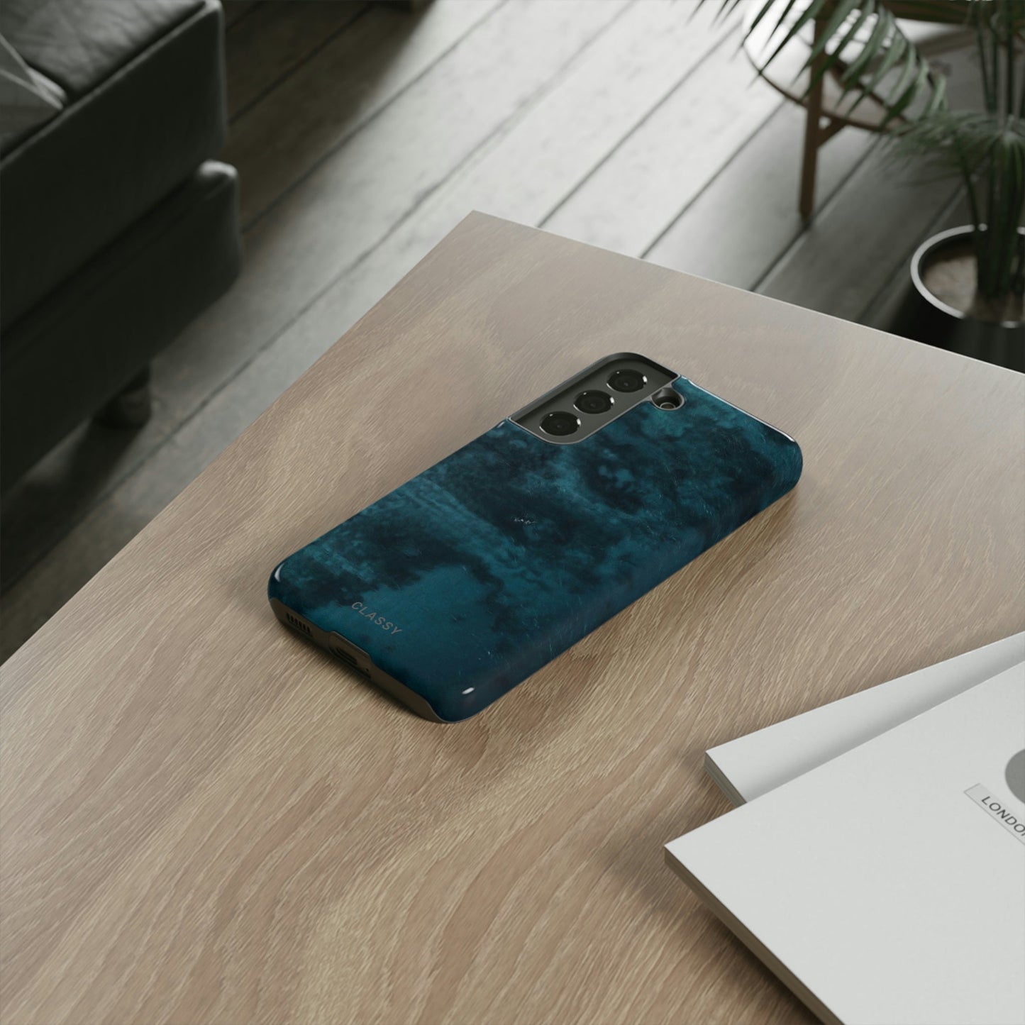 Navy Ocean Tough Case - Classy Cases - Phone Case - Samsung Galaxy S22 - Glossy -