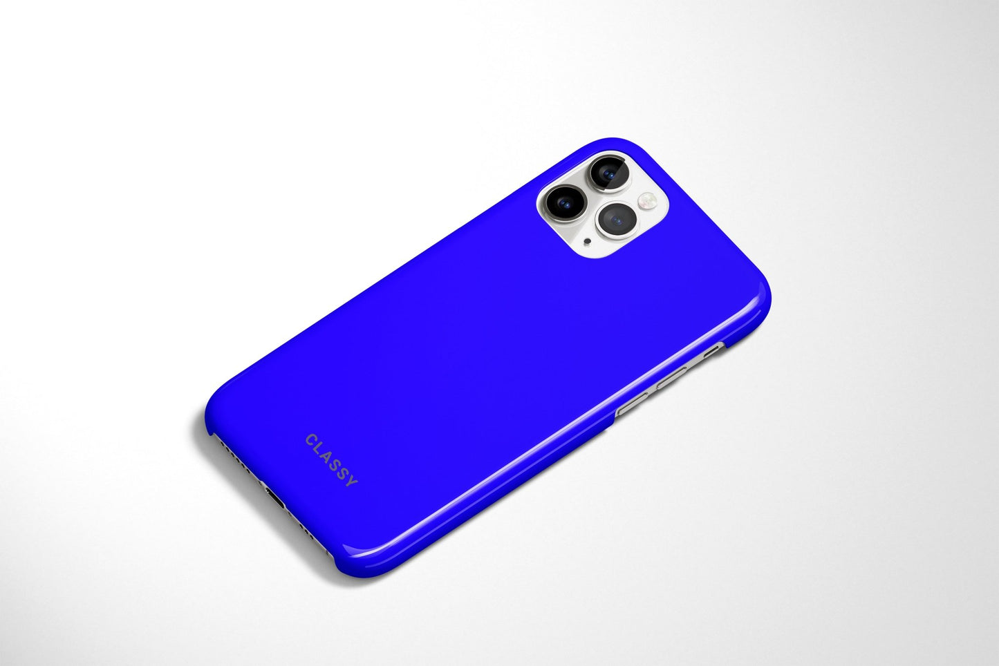 Neon Navy Blue Snap Case - Classy Cases - Phone Case - iPhone 14 - Glossy -
