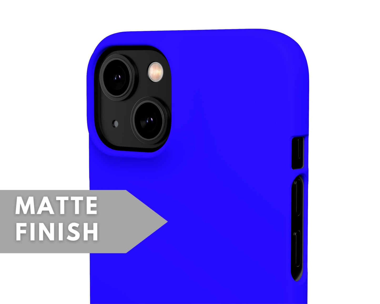 Neon Navy Blue Snap Case - Classy Cases - Phone Case - iPhone 14 - Glossy -