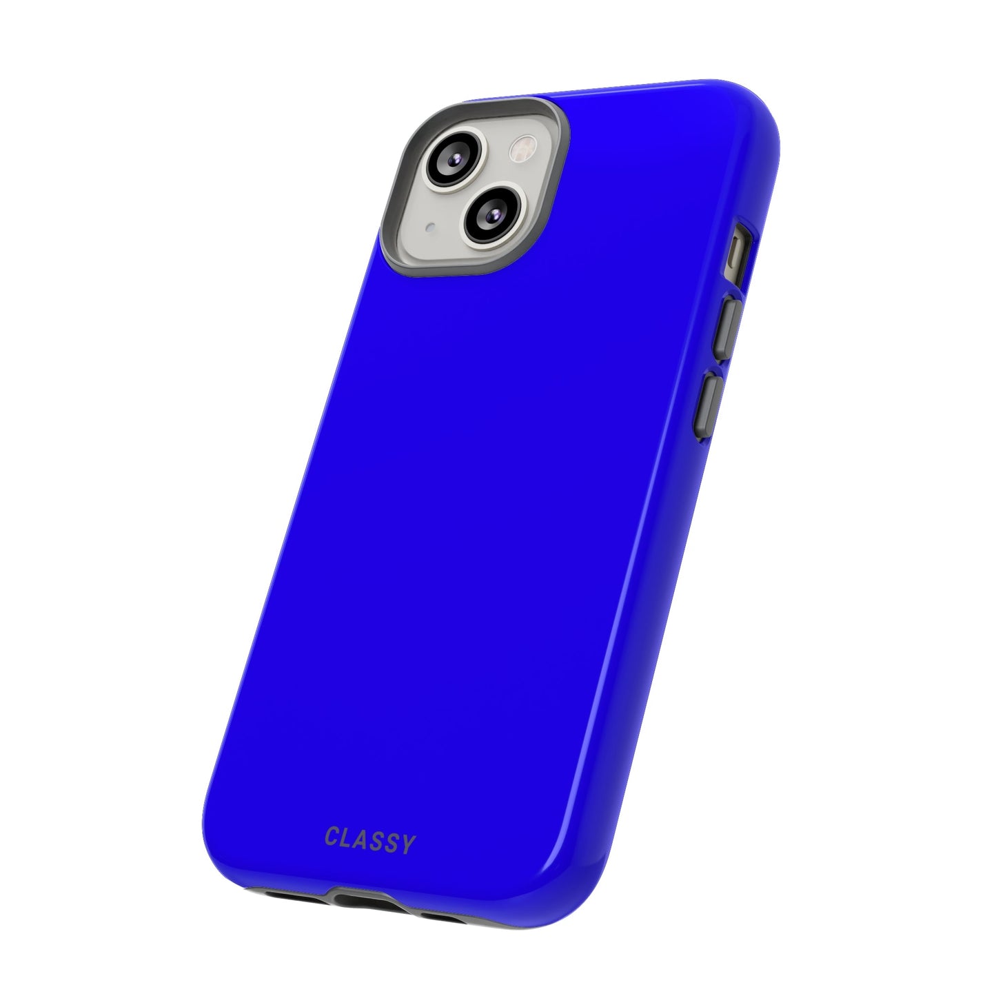 Neon Navy Blue Tough Case - Classy Cases - Phone Case - iPhone 14 - Glossy -
