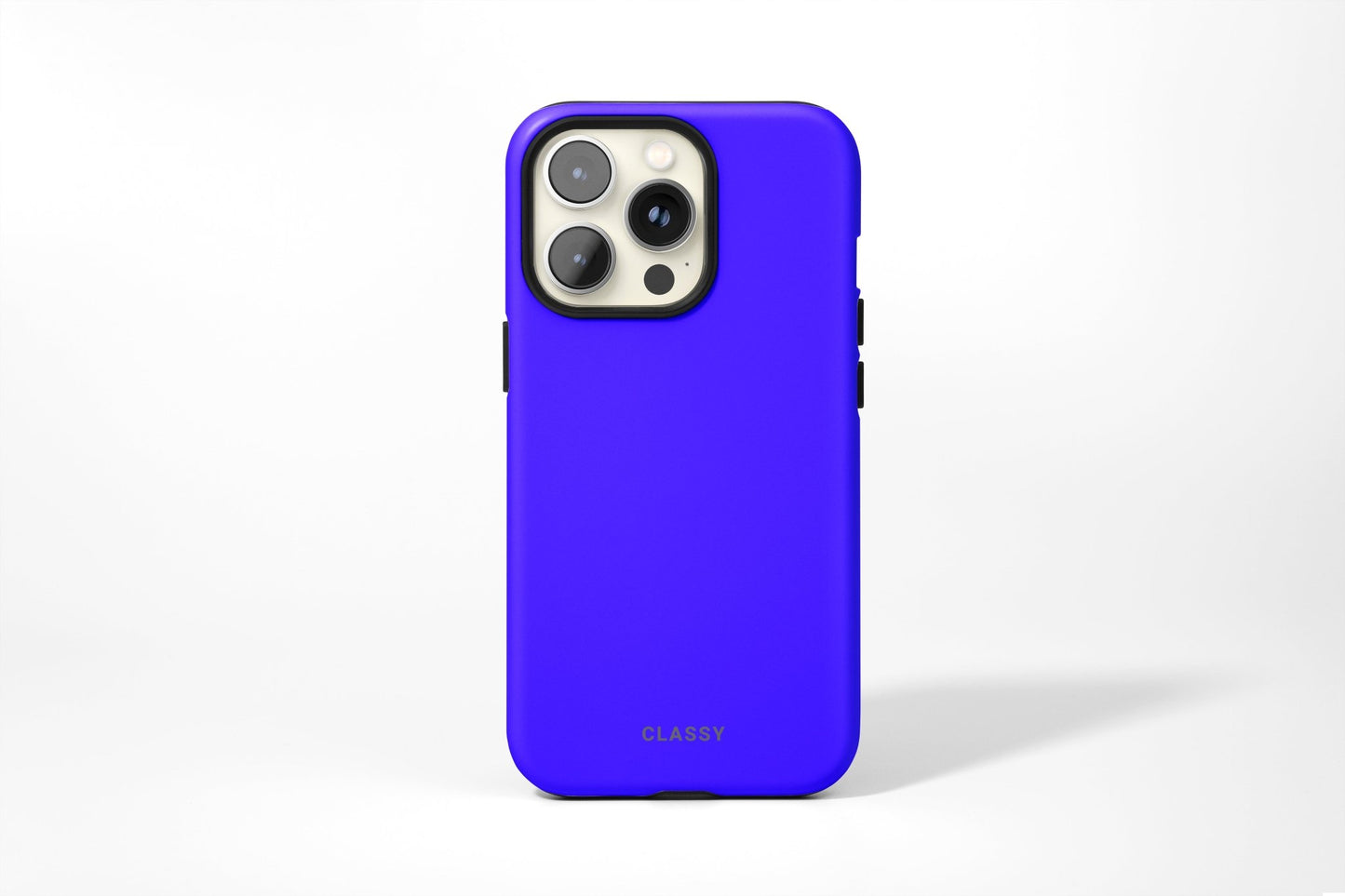 Neon Navy Blue Tough Case - Classy Cases - Phone Case - iPhone 14 - Glossy -