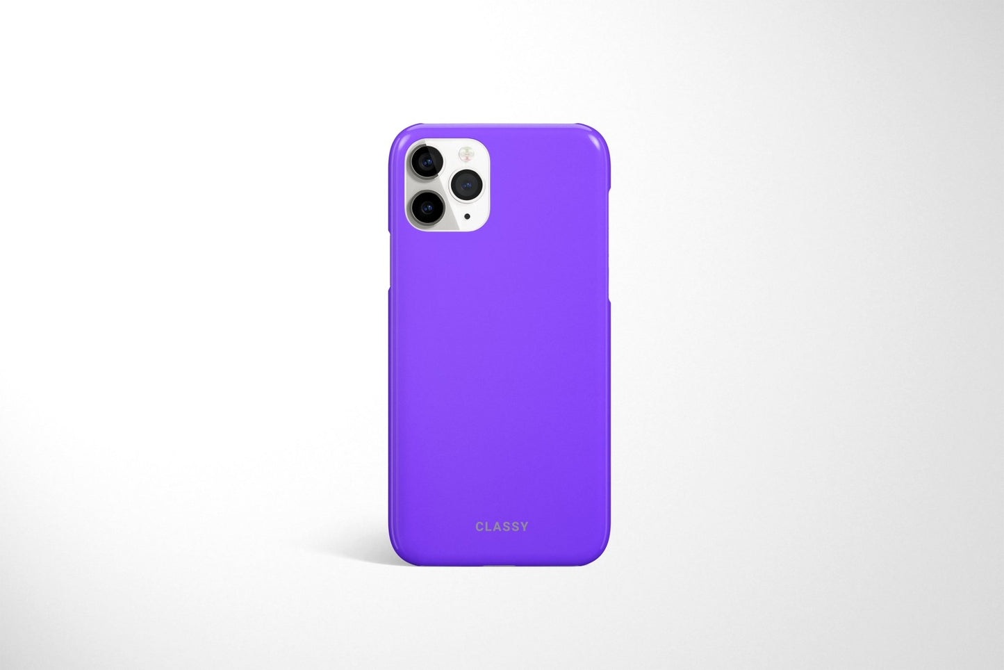 Neon Purple Snap Case - Classy Cases - Phone Case - iPhone 12 Pro Max - Glossy -