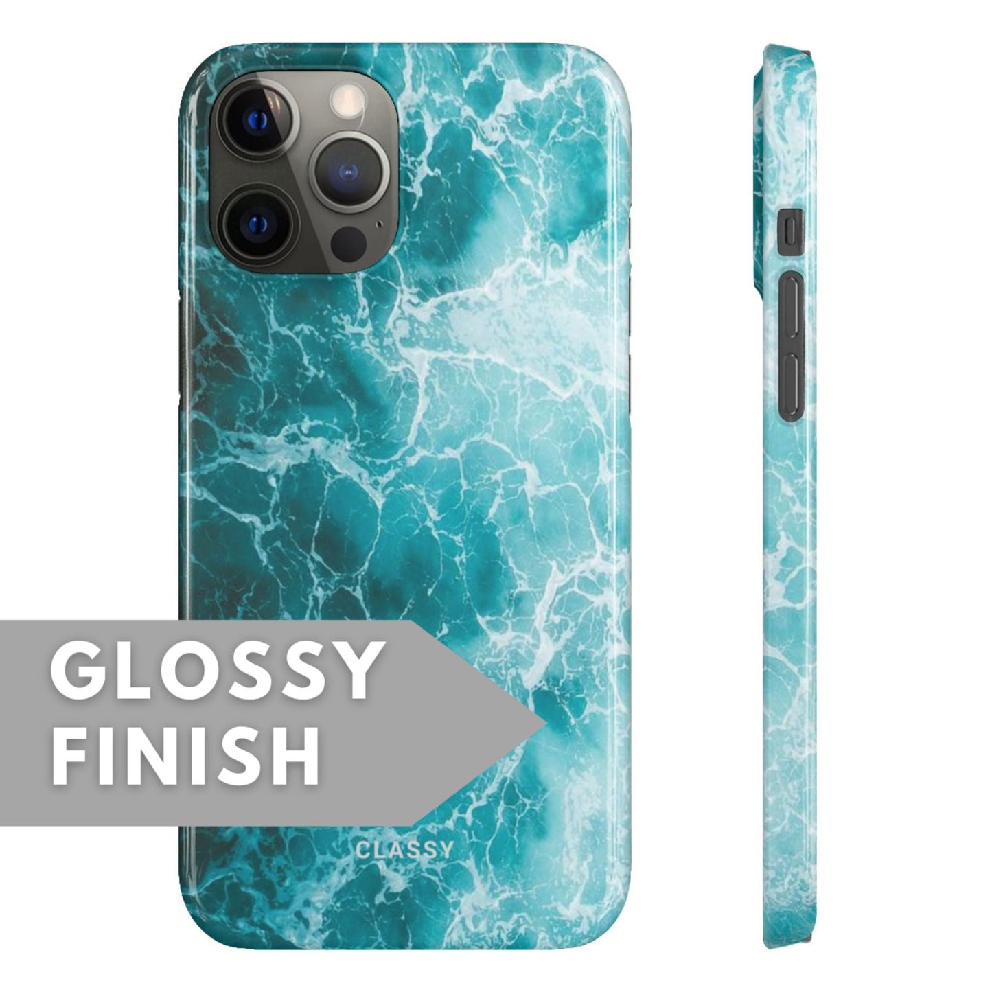 Ocean Breeze Snap Case - Classy Cases - Phone Case - iPhone 12 Pro Max - Glossy -