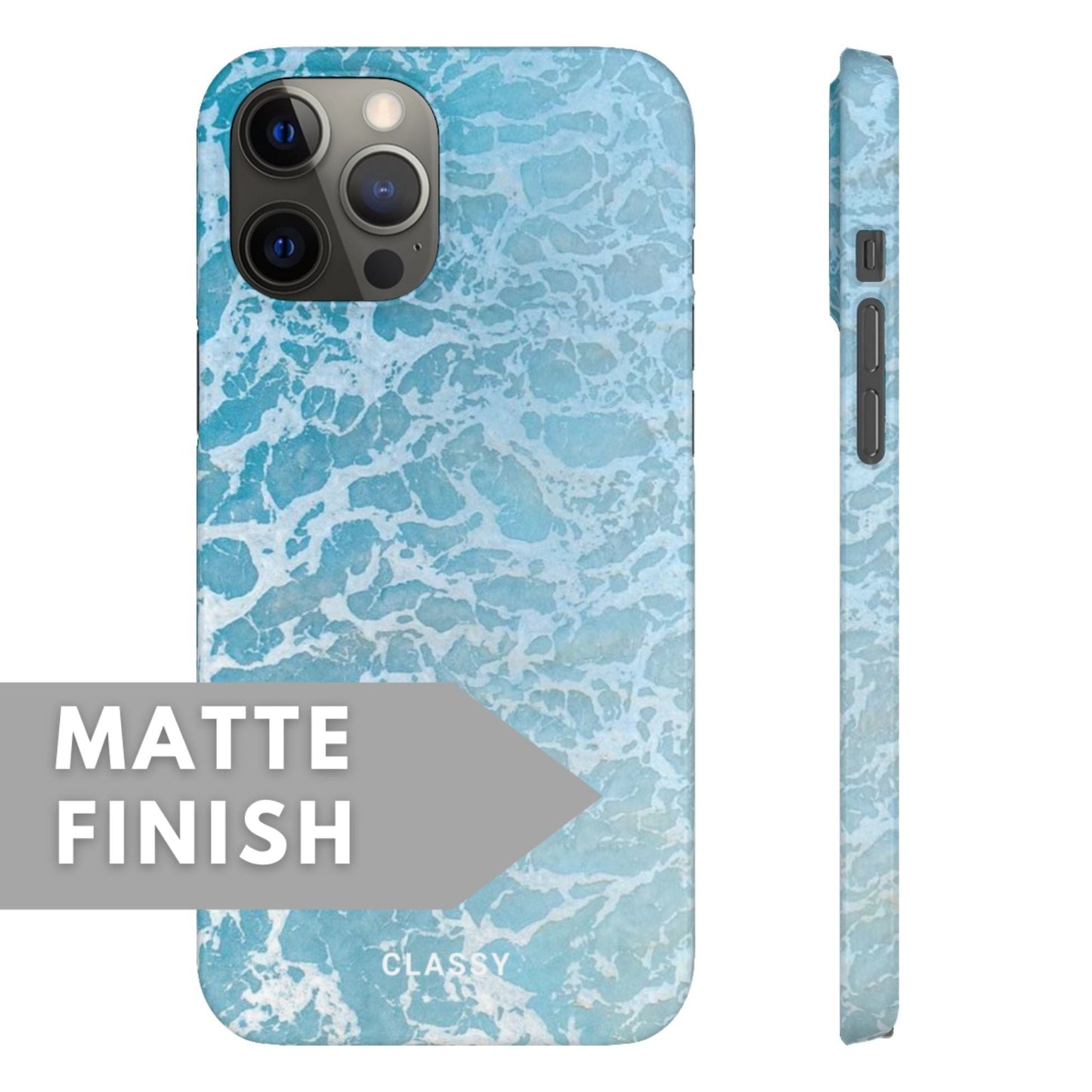 Ocean Snap Case - Classy Cases - Phone Case - iPhone 12 Pro Max - Glossy -