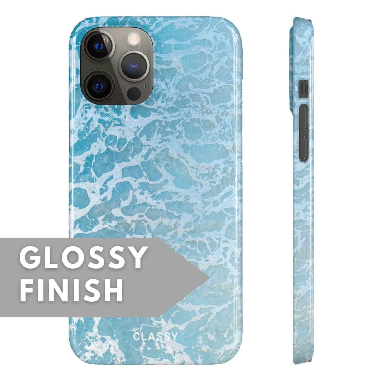 Ocean Snap Case - Classy Cases - Phone Case - iPhone 12 Pro Max - Glossy -