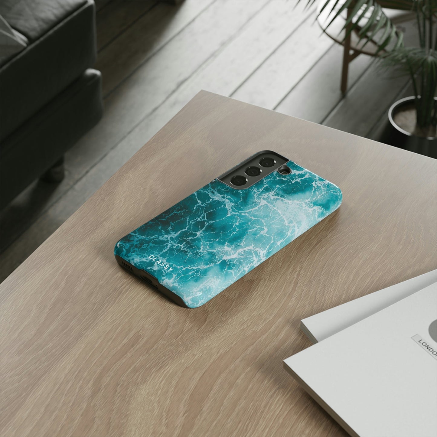 Ocean Tough Case - Classy Cases - Phone Case - Samsung Galaxy S22 - Glossy -