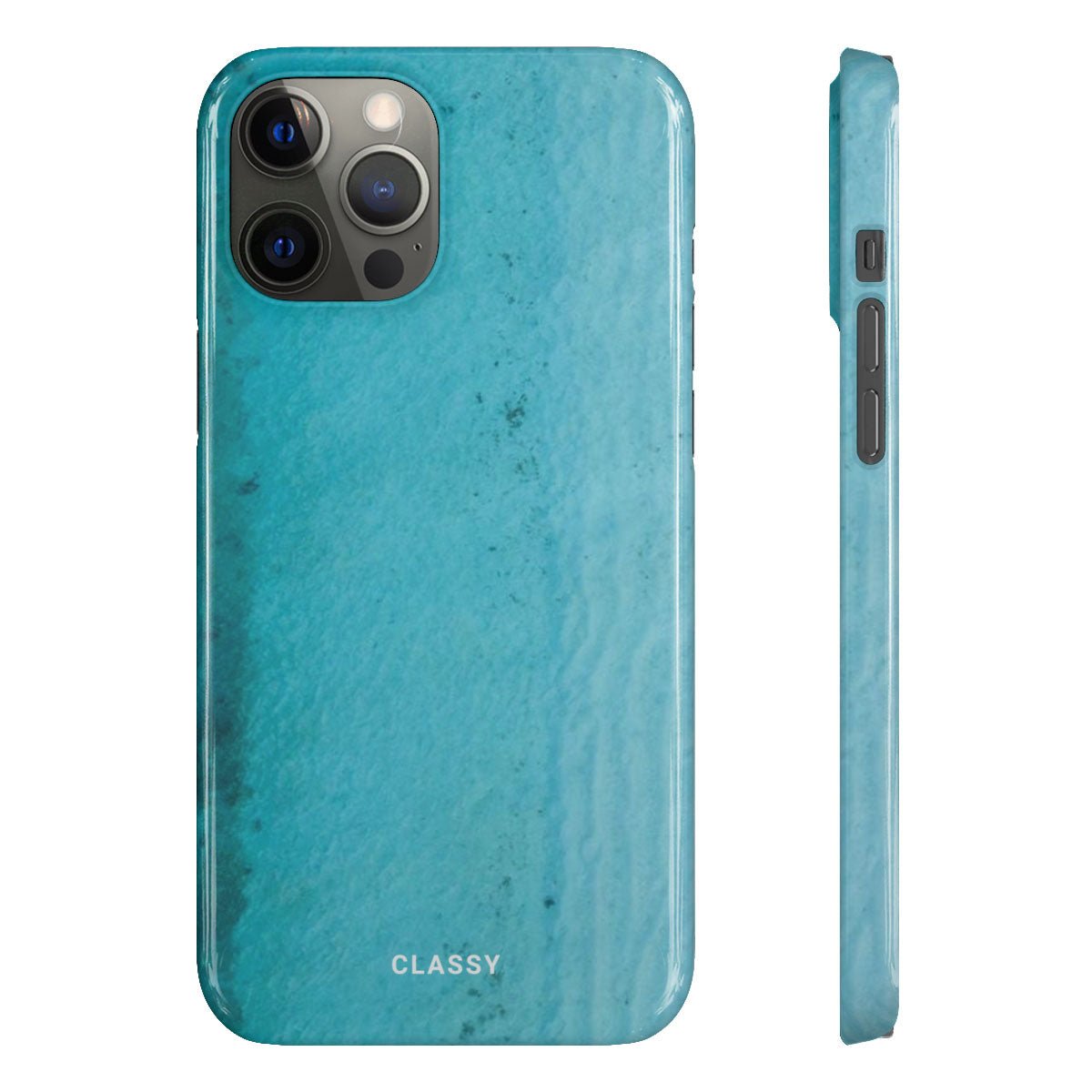 Ombre Ocean Snap Case - Classy Cases - Phone Case - iPhone 12 Pro Max - Glossy -
