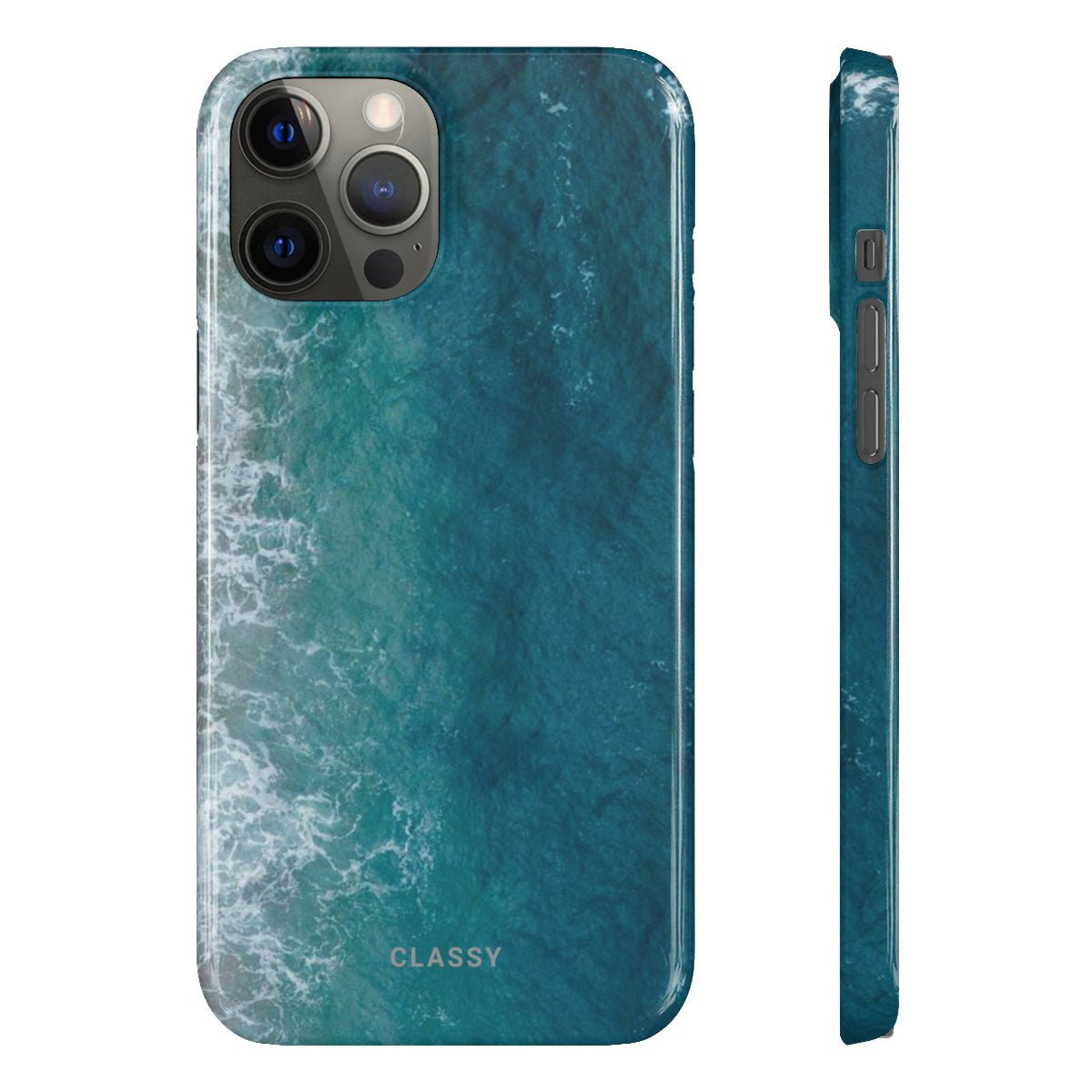 Ombre Ocean Snap Case - Classy Cases - Phone Case - iPhone 12 Pro Max - Glossy -