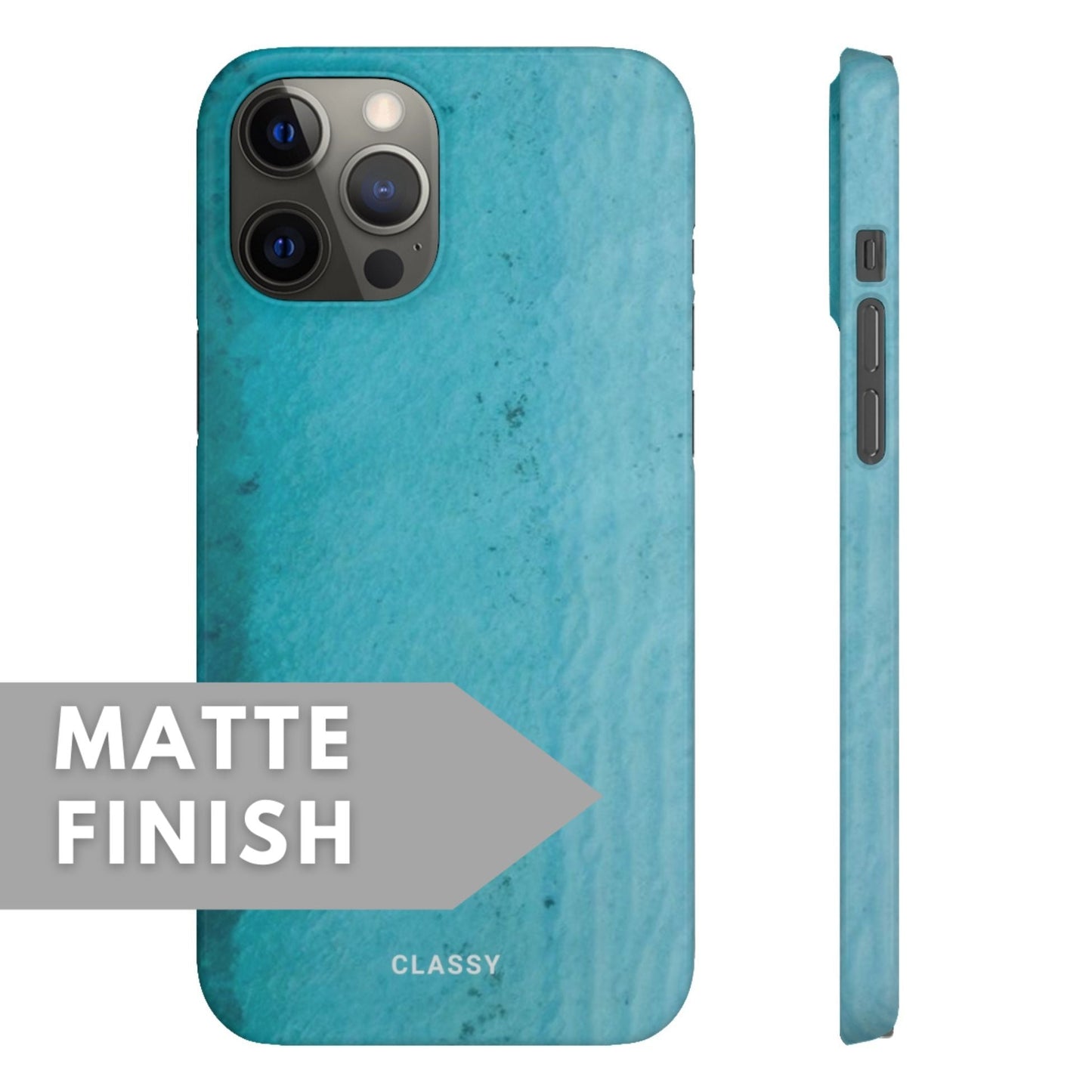 Ombre Ocean Snap Case - Classy Cases - Phone Case - iPhone 12 Pro Max - Glossy -
