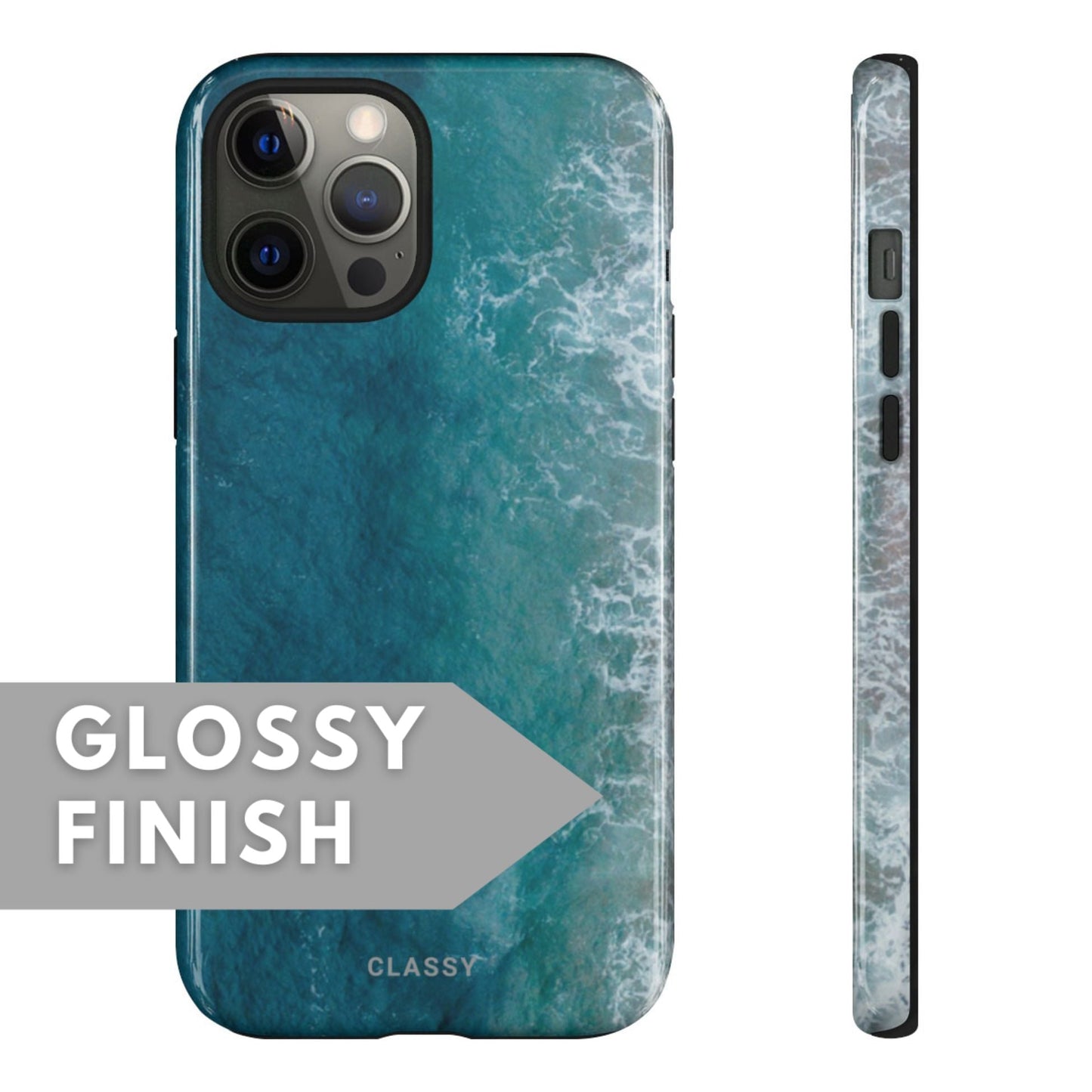 Ombre Ocean Tough Case - Classy Cases - Phone Case - Samsung Galaxy S22 - Glossy -