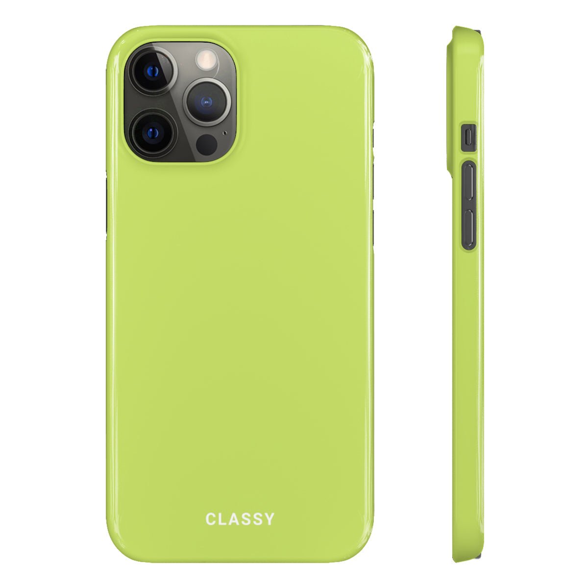 Pastel Lime Green Snap Case - Classy Cases - Phone Case - iPhone 14 - Glossy -