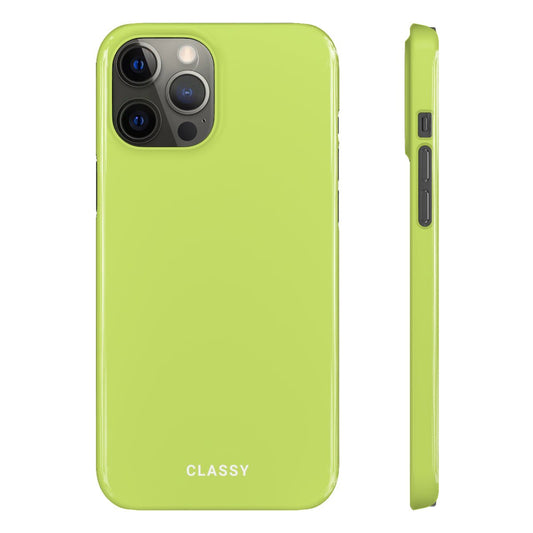 Pastel Lime Green Snap Case - Classy Cases
