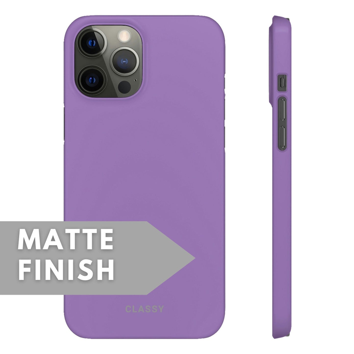 Pastel Purple Snap Case - Classy Cases - Phone Case - iPhone 12 Pro Max - Glossy -