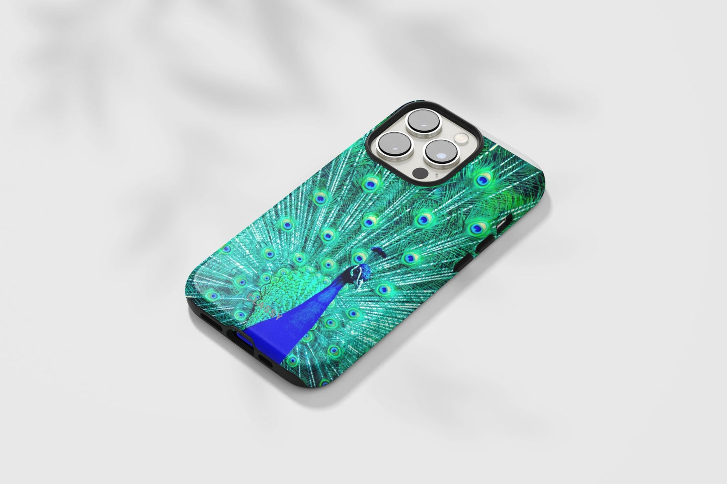 Peacock Tough Case - Classy Cases - Phone Case - iPhone 14 - Glossy -
