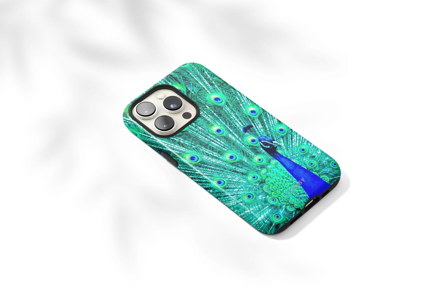 Peacock Tough Case - Classy Cases - Phone Case - iPhone 14 - Glossy -