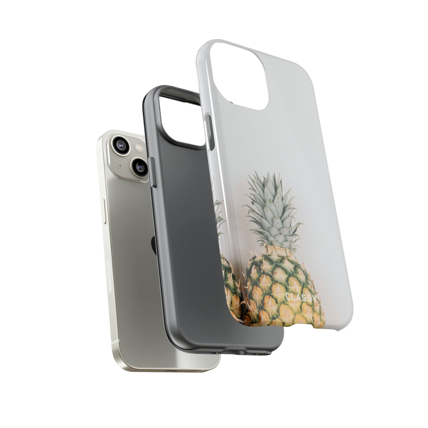 Pineapple Tough Case - Classy Cases - Phone Case - iPhone 15 - Glossy -