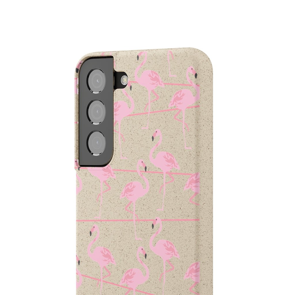 Pink Flamingo Biodegradable Case - Classy Cases