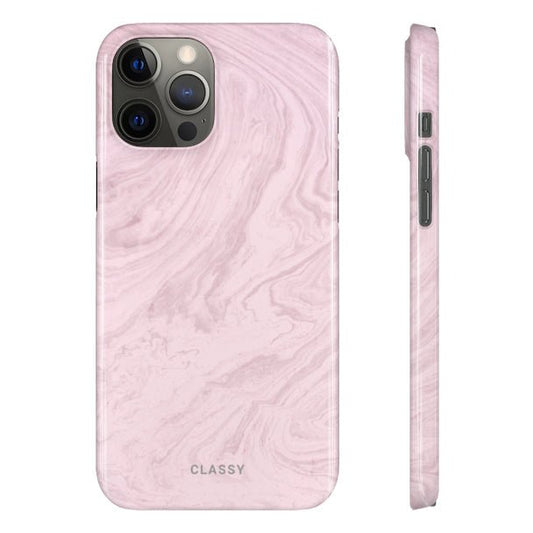 Pink Marble Snap Case - Classy Cases