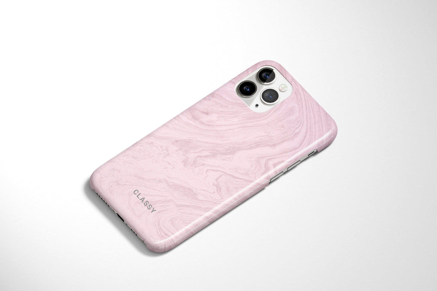 Pink Marble Snap Case - Classy Cases - Phone Case - iPhone 12 Pro Max - Glossy -