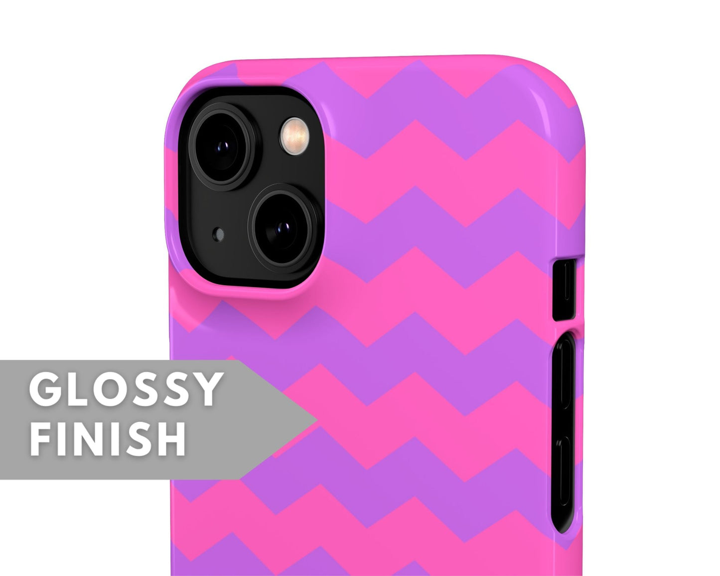 Pink Pattern Snap Case - Classy Cases - Phone Case - iPhone 14 - Glossy -