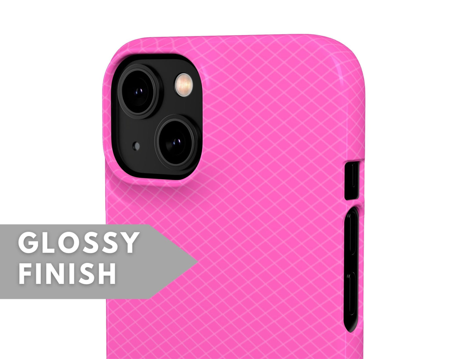 Pink Pattern Snap Case - Classy Cases - Phone Case - iPhone 14 - Glossy -