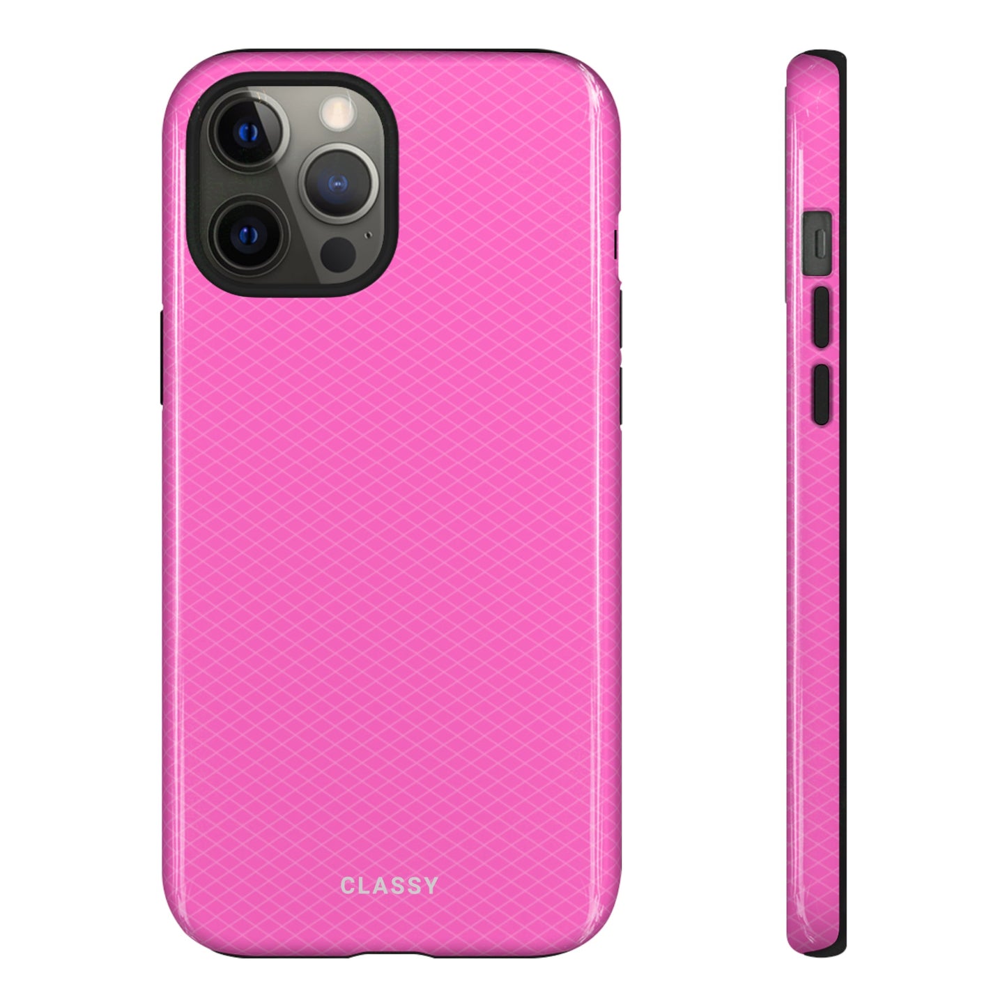 Pink Pattern Tough Case - Classy Cases - Phone Case - iPhone 14 - Glossy -