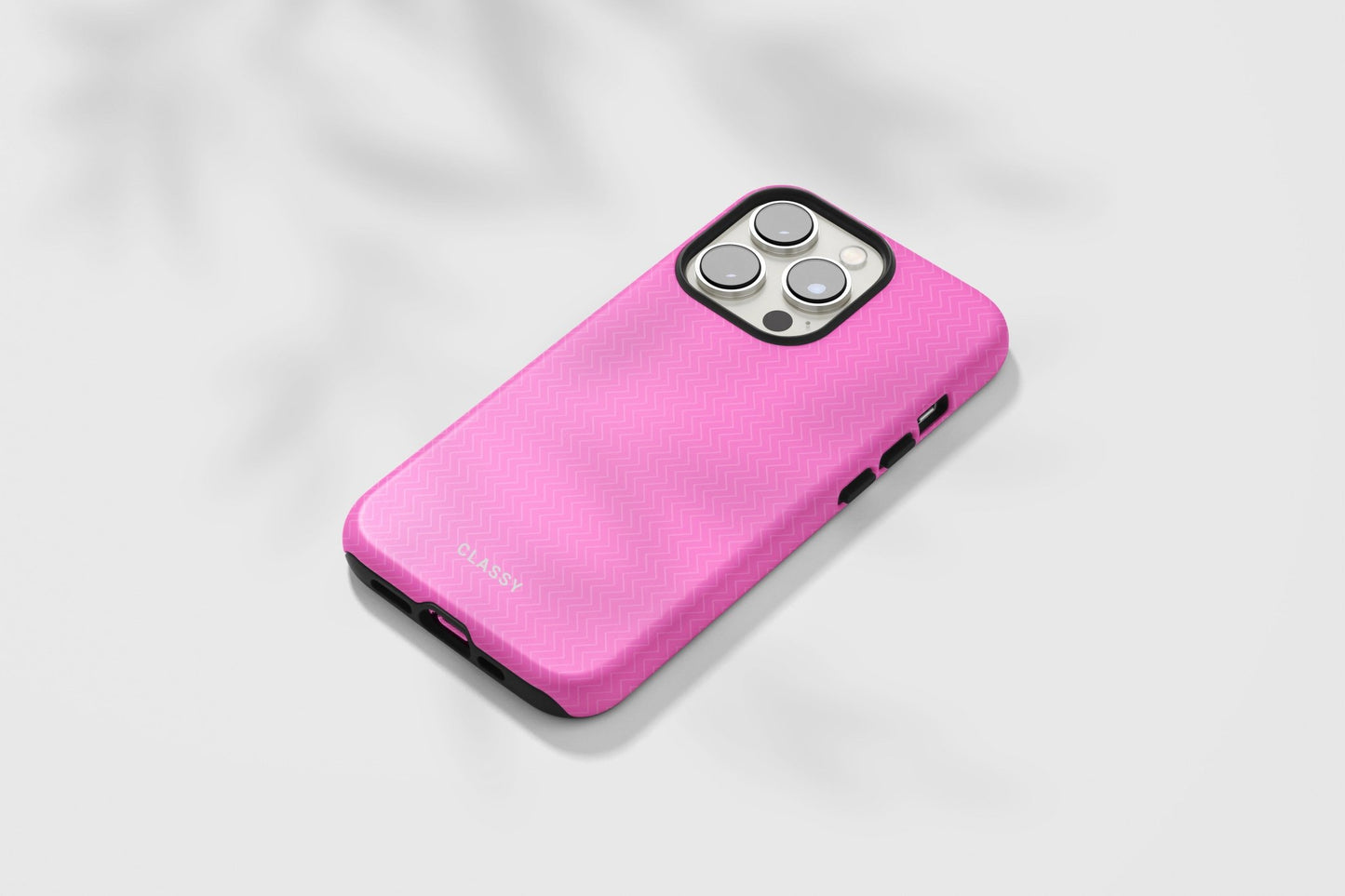 Pink Pattern Tough Case - Classy Cases - Phone Case - iPhone 14 - Glossy -