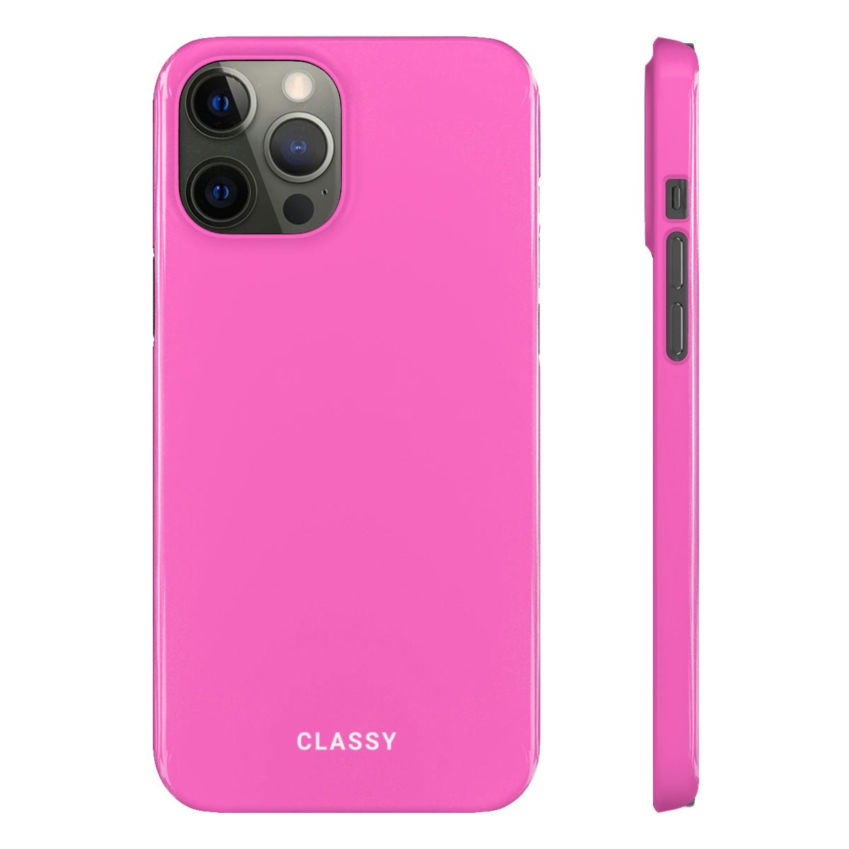 Pink Snap Case - Classy Cases - Phone Case - iPhone 12 Pro Max - Glossy -