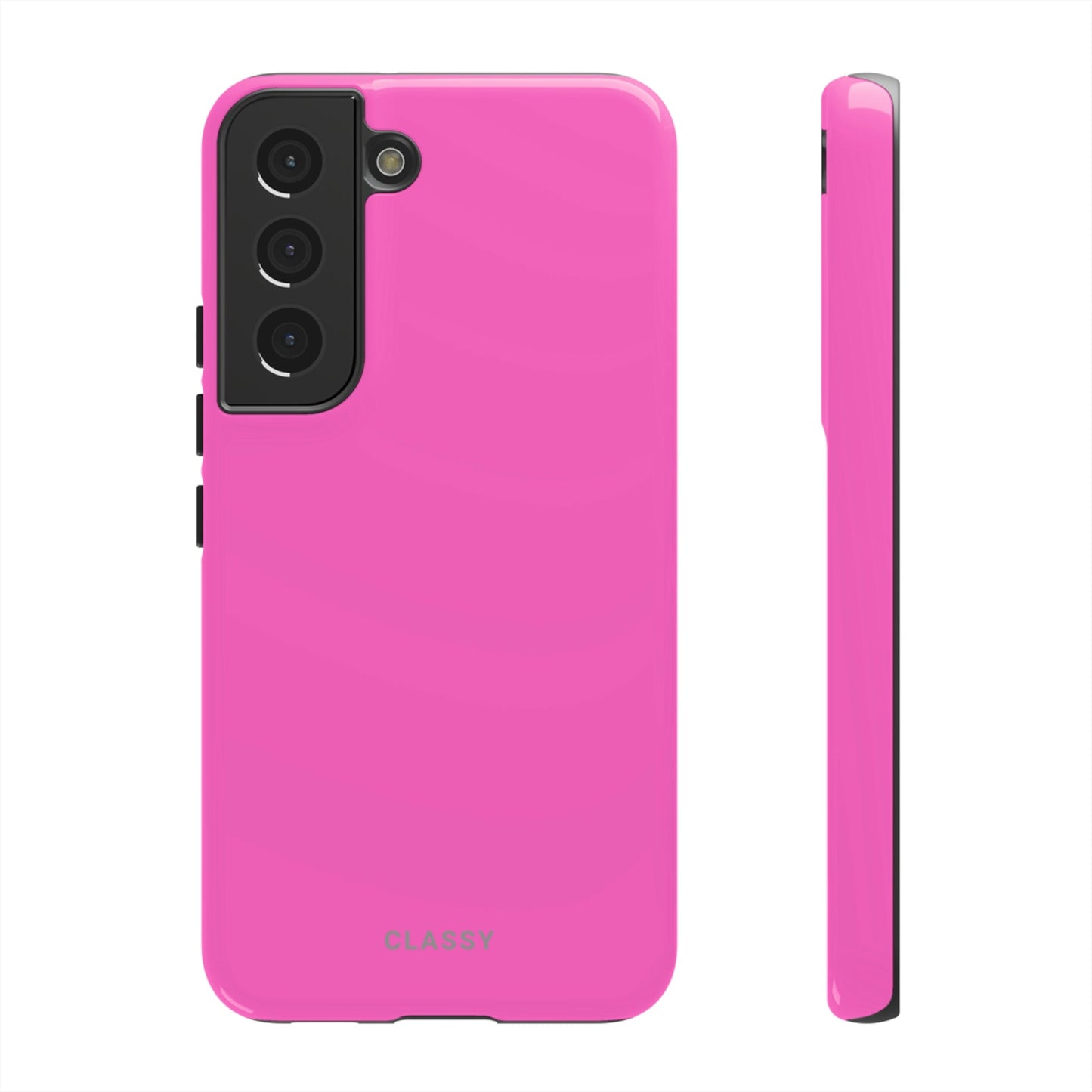 Pink Tough Case - Classy Cases - Phone Case - Samsung Galaxy S22 - Glossy -