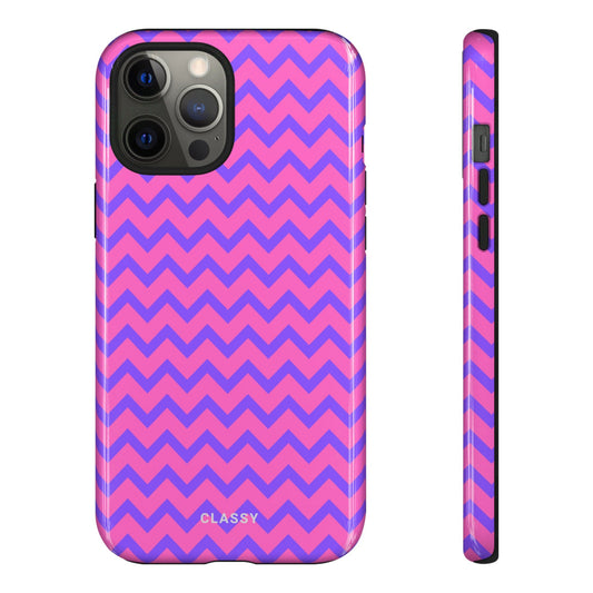 Purple and Pink Pattern Tough Case - Classy Cases