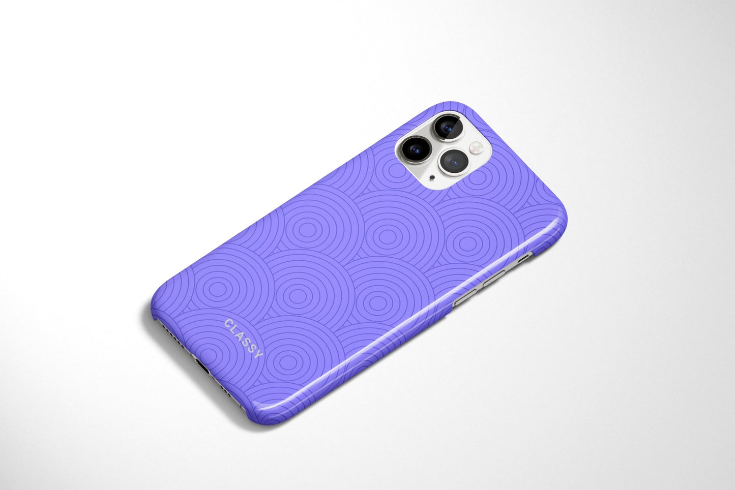 Purple Circles Snap Case - Classy Cases - Phone Case - iPhone 14 - Glossy -