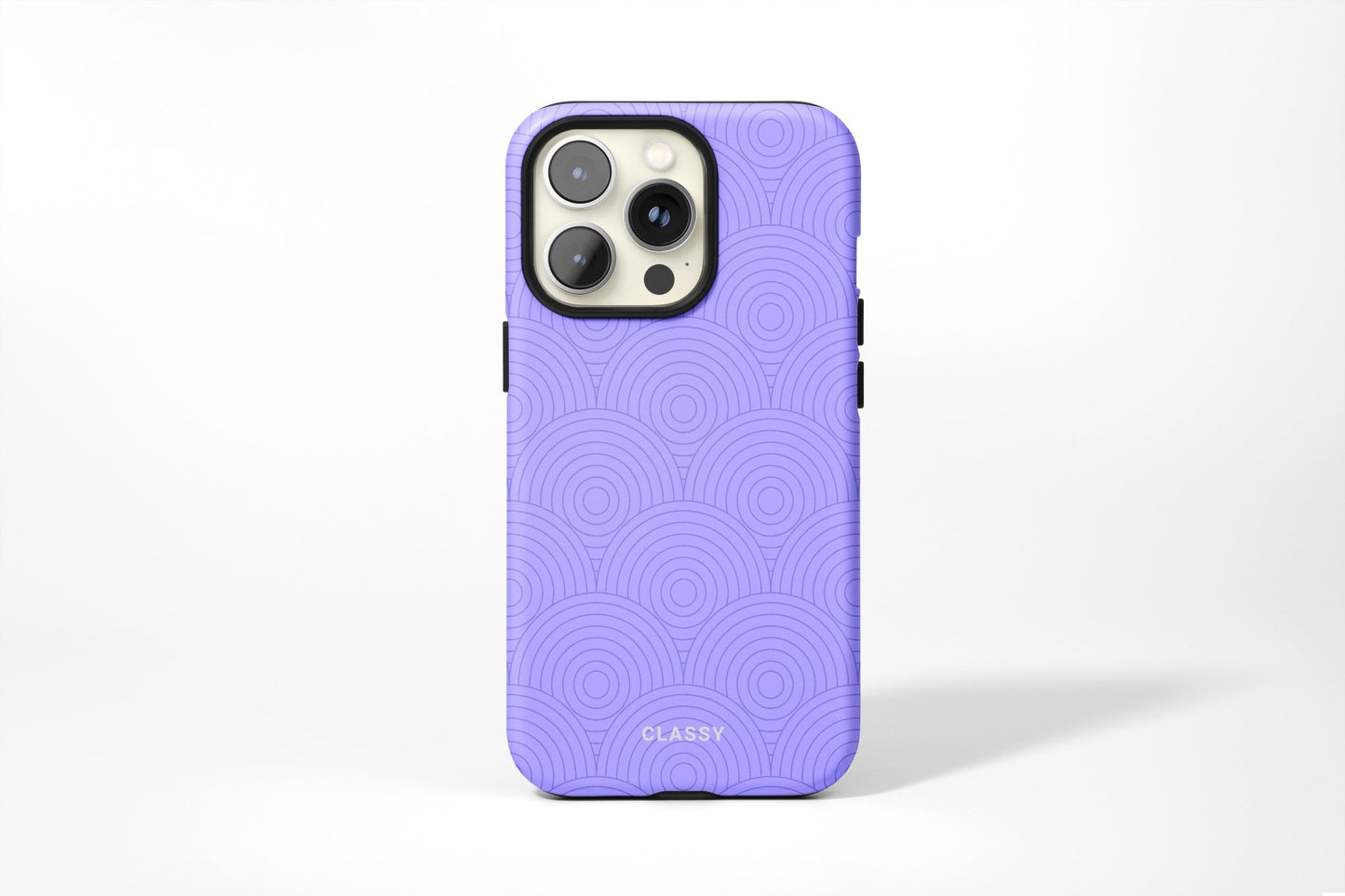 Purple Circles Tough Case - Classy Cases - Phone Case - iPhone 14 - Glossy -