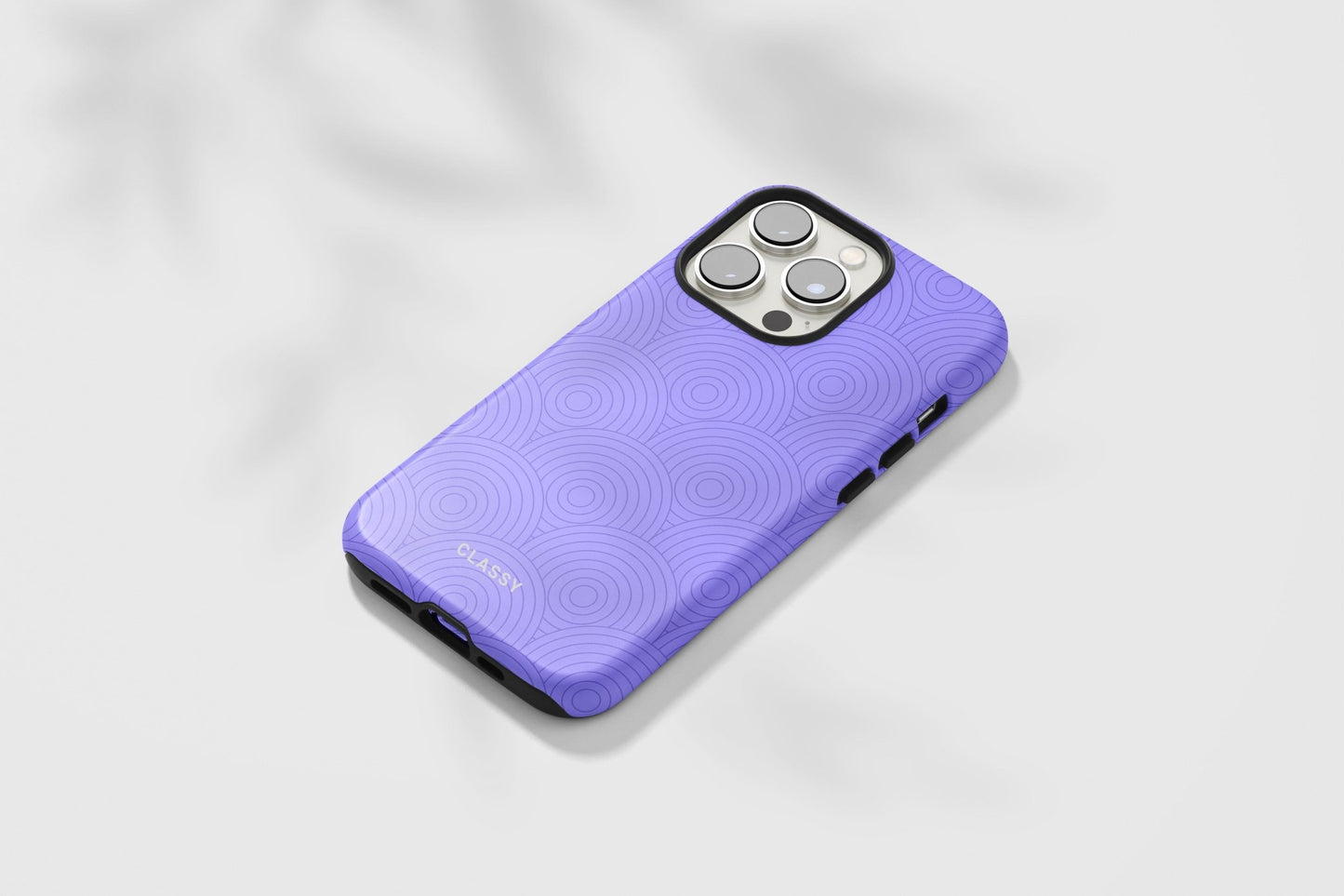 Purple Circles Tough Case - Classy Cases - Phone Case - iPhone 14 - Glossy -