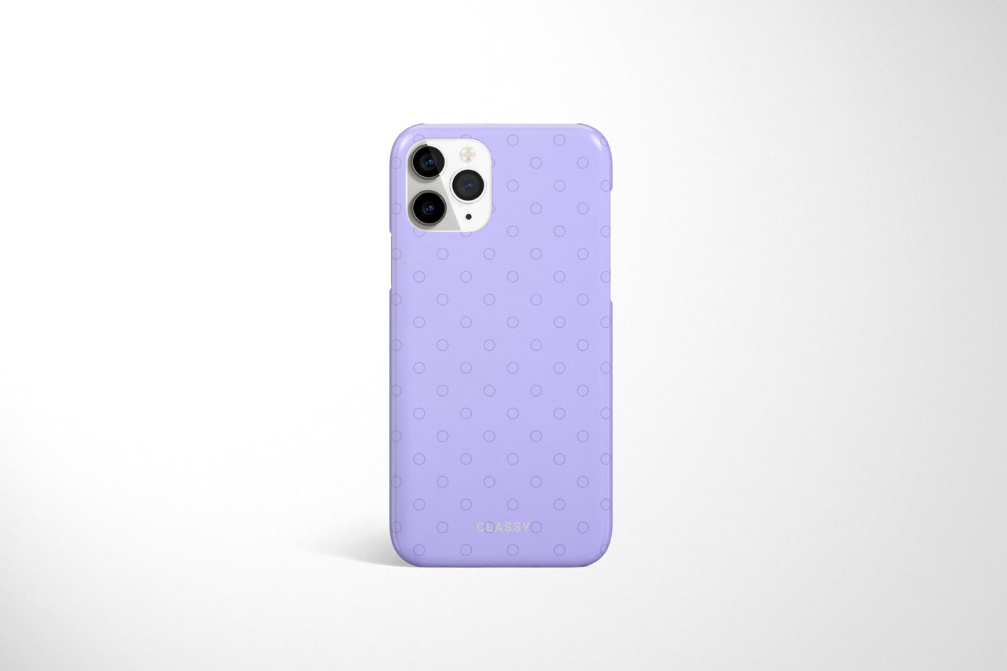 Purple Dots Snap Case - Classy Cases - Phone Case - iPhone 14 - Glossy -